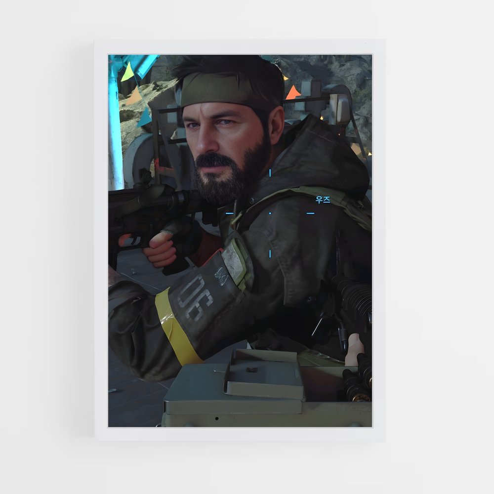 Poster Frank Woods: Sniper's Focus – affiche Call of Duty (vue 3)